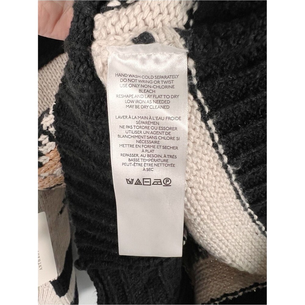 NWT Anthropologie Pilcro Horse Graphic Shawl Collar Chunky Knit Cardigan Medium - Picture 8 of 13